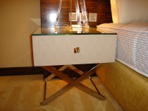 Stingray Skin Coverd Bedside Table
